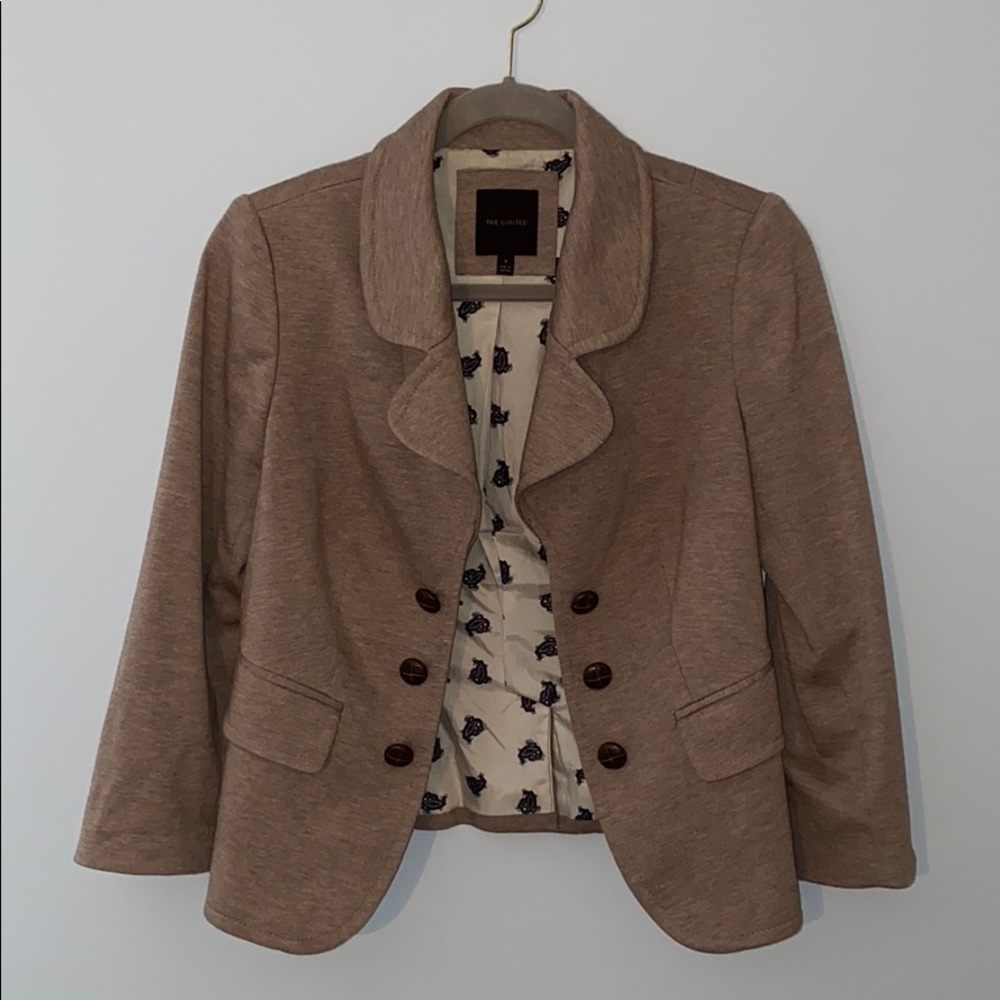 The Limited Beige Blazer